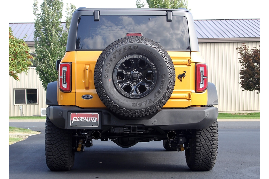 Flowmaster Outlaw Cat-Back Exhaust System - Bronco 2021+ 4Dr