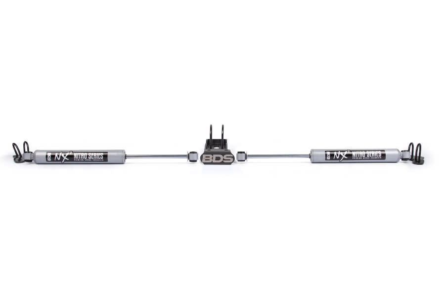 BDS Suspension Dual Steering Stabilizer Kit W/ NX2 Shocks - JK