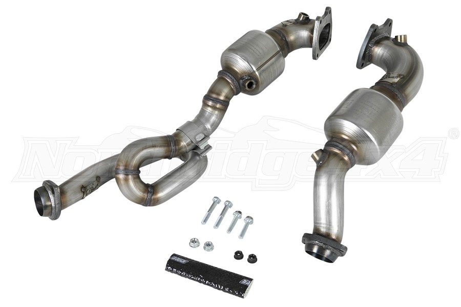 AFE Power Twisted Steel Street Series Header DownPipes Jeep Rubicon