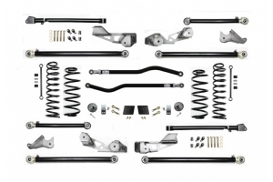 EVO Manufacturing 2.5in High Clearance PLUS Long Arm Lift Kit - JL 4Dr Diesel 