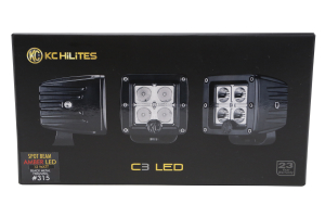KC HiLiTES C-Series C3 LED Cube Lights, Amber
