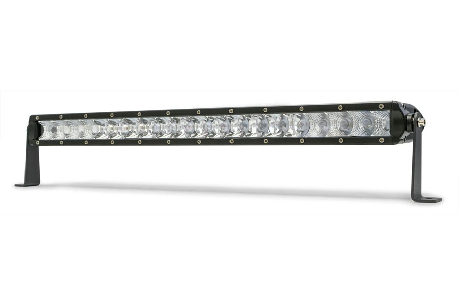 DV8 Offroad Single Row LED Light Bar w/ Chrome Face - 40in