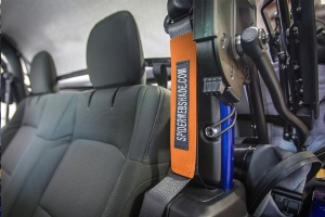 Spiderwebshade SeatBelt Silencers Orange - JL 2Dr