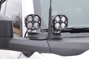 LOD Black Ops Double A-Pillar Base Light Mount - Black - Bronco 2021+