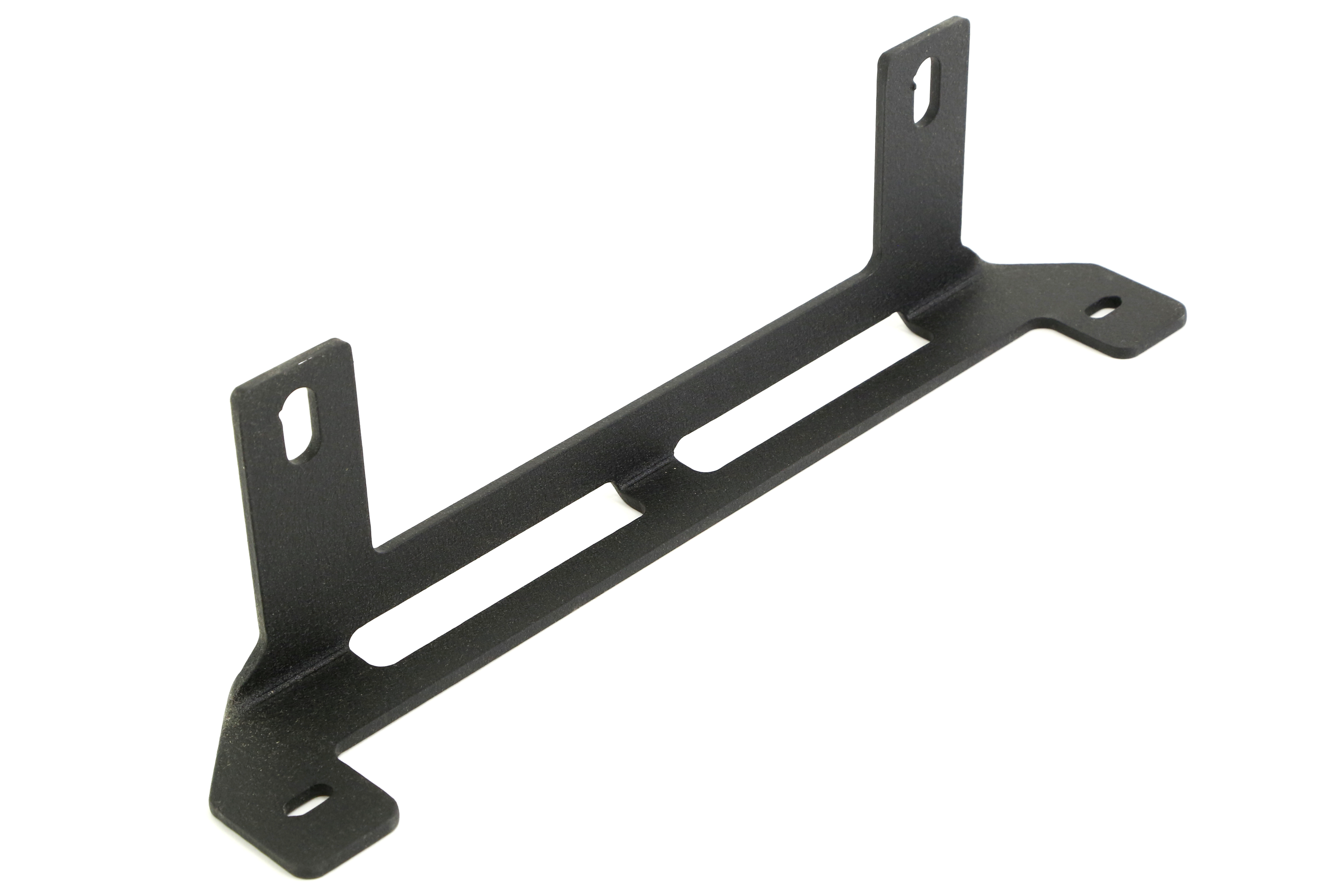 JCR Offroad Winch Fairlead 10in LED Light Bracket Black
