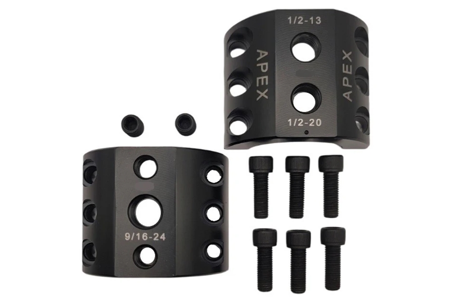 アペックス2 Apex Chassis 2in Steering Stabilizer Clamp Black | DC2.0-B
