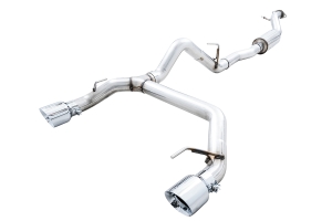 AWE OFG Dual Cat-Back Exhaust System - Chrome - Bronco 2021+