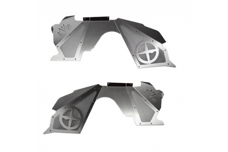 EVO Manufacturing Front Vented Inner Fenders, W/ Coilovers Suspension, Bare