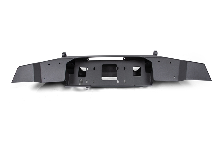 Crawltek Pyro Front Mid-Width Bumper, Steel - Black - JT/JL