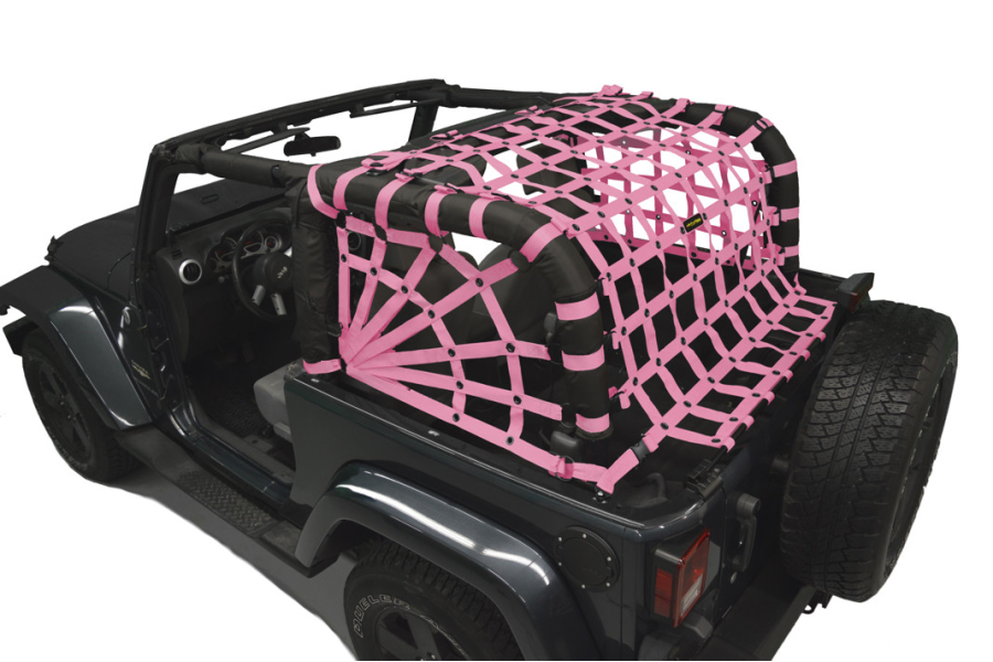 Dirty Dog 4x4 Spider Netting Rear Pink