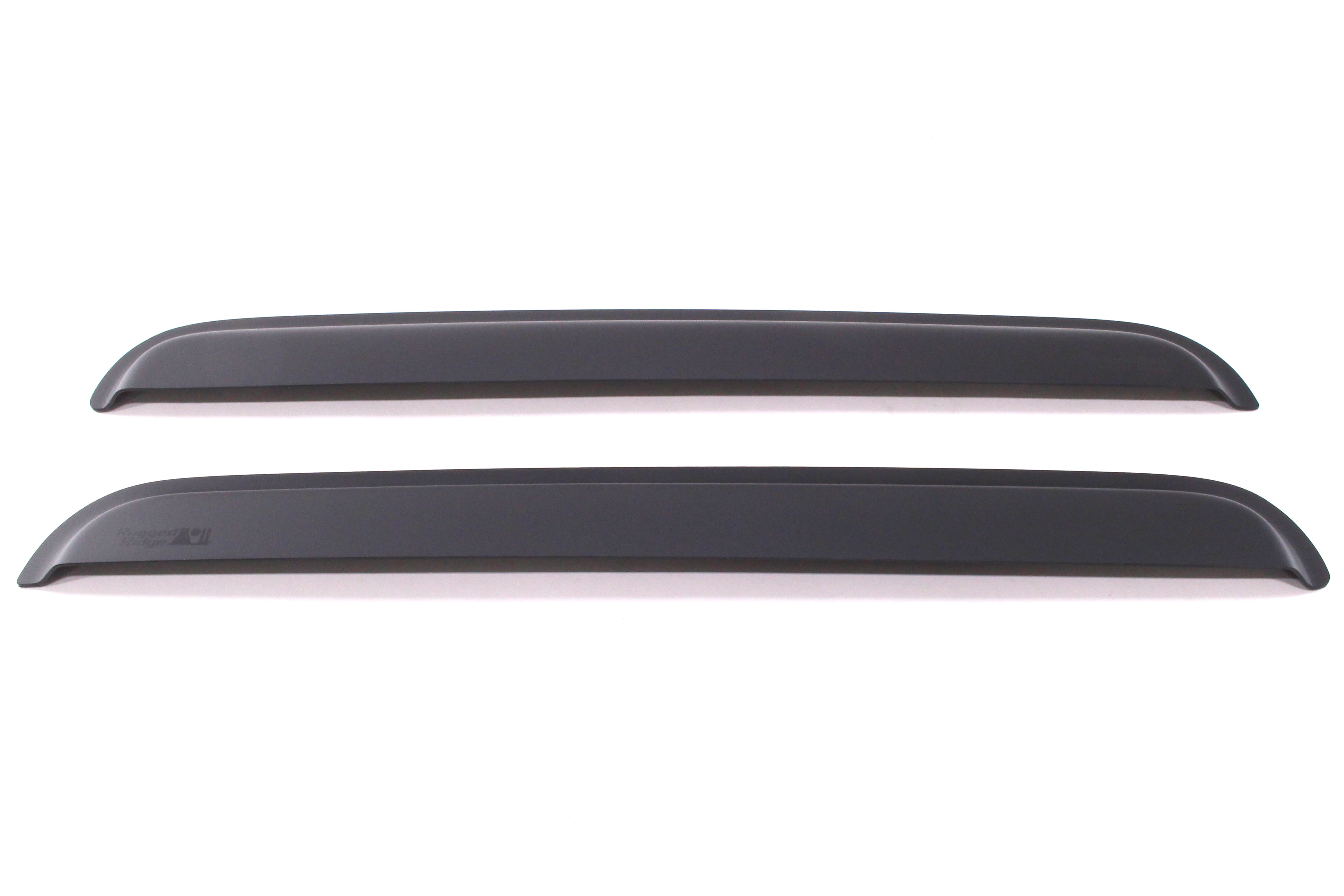 Rugged Ridge Window Visors Matte Black - JK 4dr