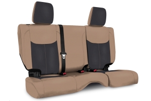 PRP Rear Seat Cover, Black/Tan - JK 4dr 2013+