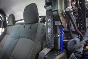 Spiderwebshade SeatBelt Silencers Black - JL 2dr