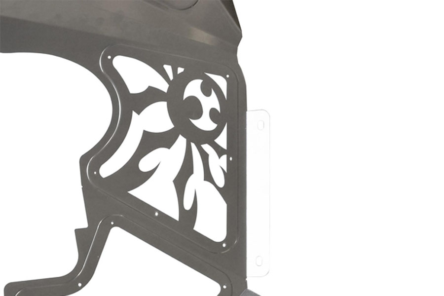 Poison Spyder Vented Inner Fenders - Raw - JK