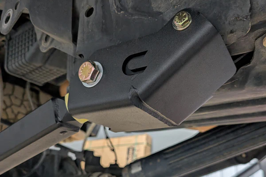 Clayton Off Road Lower Control Arm Bracket Skid Plate - Rear - JT 