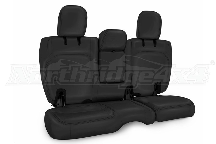 Jeep JL 2dr PRP Rear Seat Cover wArm Rest Black Jeep Rubicon 2018