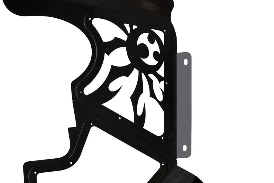 Poison Spyder Front Vented Inner Fenders - Black - JK