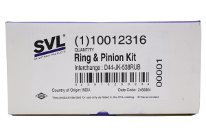 Dana SVL Dana 44 5.38 Ring and Pinion Gear Set - JK