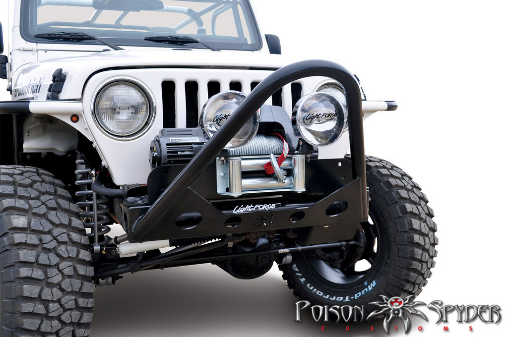 Poison Spyder Trail Stinger Bar Bare Steel - LJ/TJ