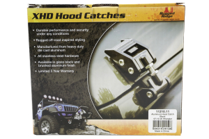 Rugged Ridge Aluminum Hood Catch Black - JK