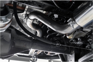 MBRP 2.5in Cat-Back Single Rear Exit Exhaust System - T304 Stainless Steel - JL
