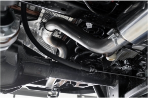 MBRP 2.5in Cat-Back Single Rear Exit Exhaust System - T304 Stainless Steel - JL 2.0L/3.6L
