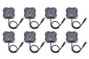 Diode Dynamics RGBW Rock Light Installer Kit w/ Controller - 8 Pack 