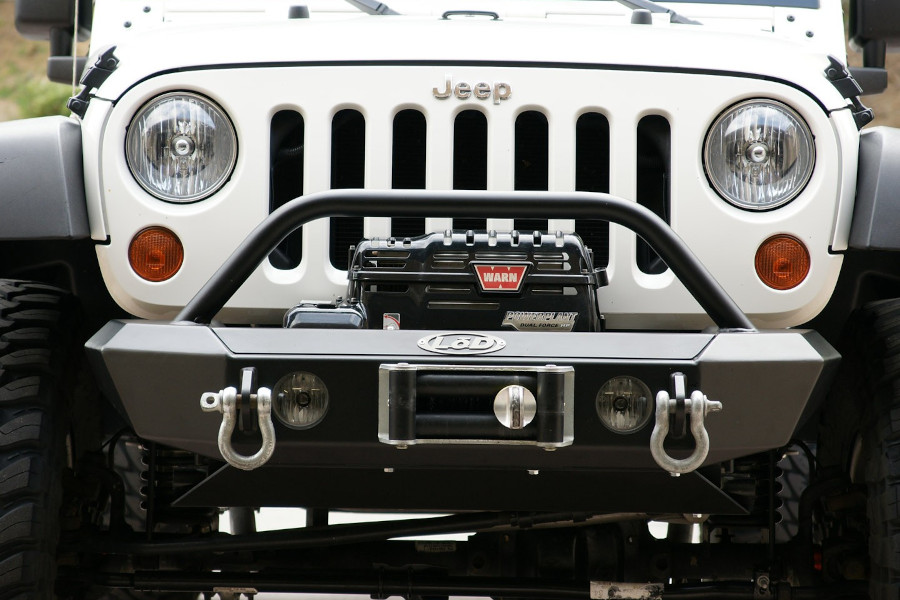 LOD Offroad Signature Series Shorty Front Bumper w/Bull Bar Black - JK