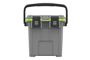 Pelican 20QT Elite Cooler  - Dark Gray/Green