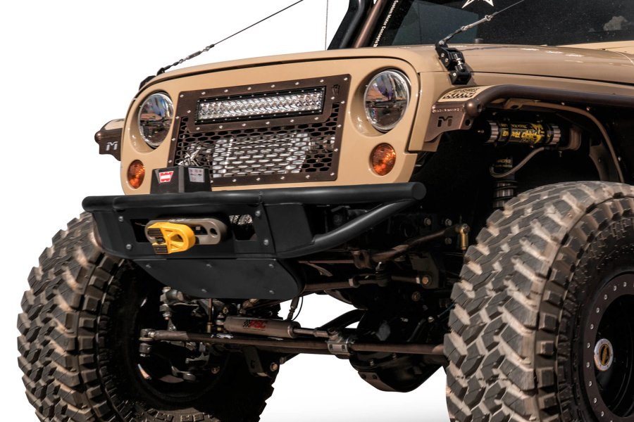 Jeep JK Addictive Desert Designs Venom Front Bumper with Winch Mount
