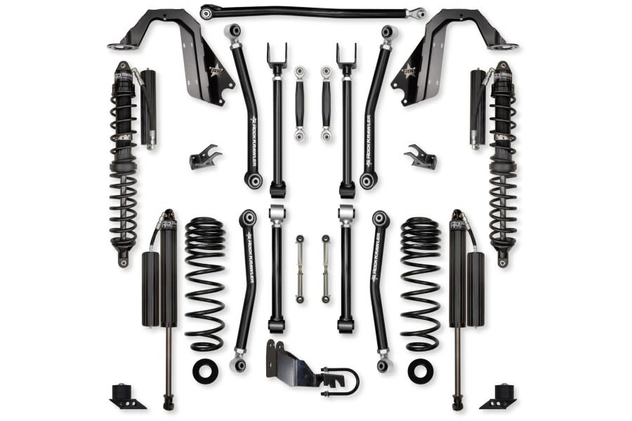 Rock Krawler 3.5in Adventure X No Limits Coil Over Mid Arm Lift Kit - JL 4xe