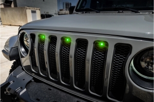 ORACLE Pre-Runner Style LED Grill Light Kit - Green  - JL