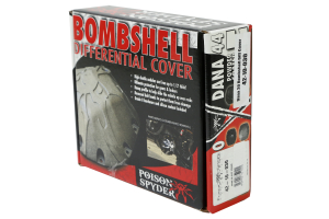 Poison Spyder Dana 30 Bombshell Differential Cover Bare Metal - JK/LJ/TJ/YJ