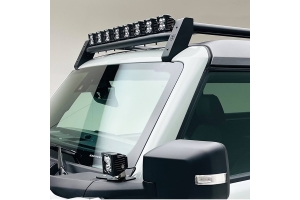 ZROADZ Roof Rack Kit - 8 3in LED Pod Lights 6 White 2 Amber, Wiring Harness - Bronco 2021+ 2Dr