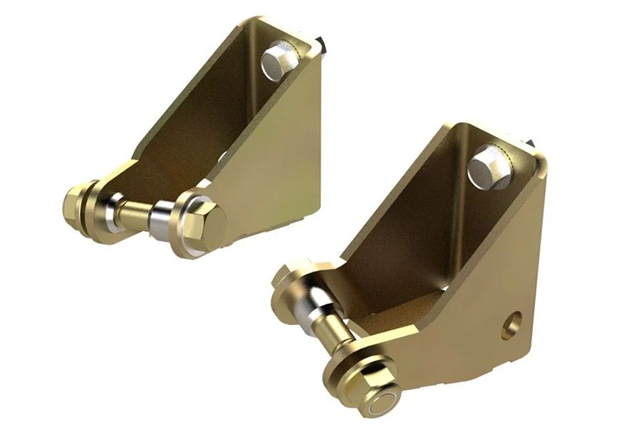 Jeep JL MetalCloak Rear Lower Shock Relocation and Clearance Kit - Jeep ...