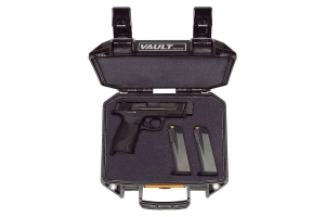 Pelican V100 Vault Small Pistol Case - Black