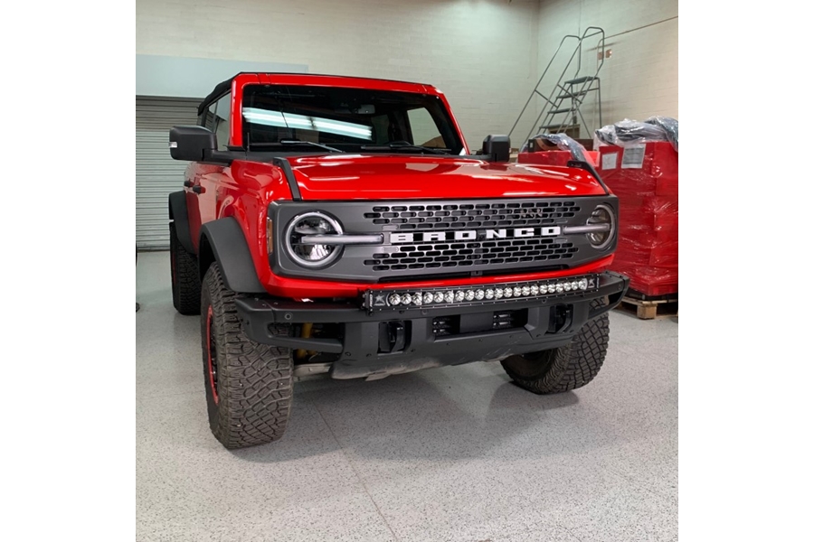 Grimm Offroad 40in Light Bar Mount for Steel Front Bumper - Bronco 2021+