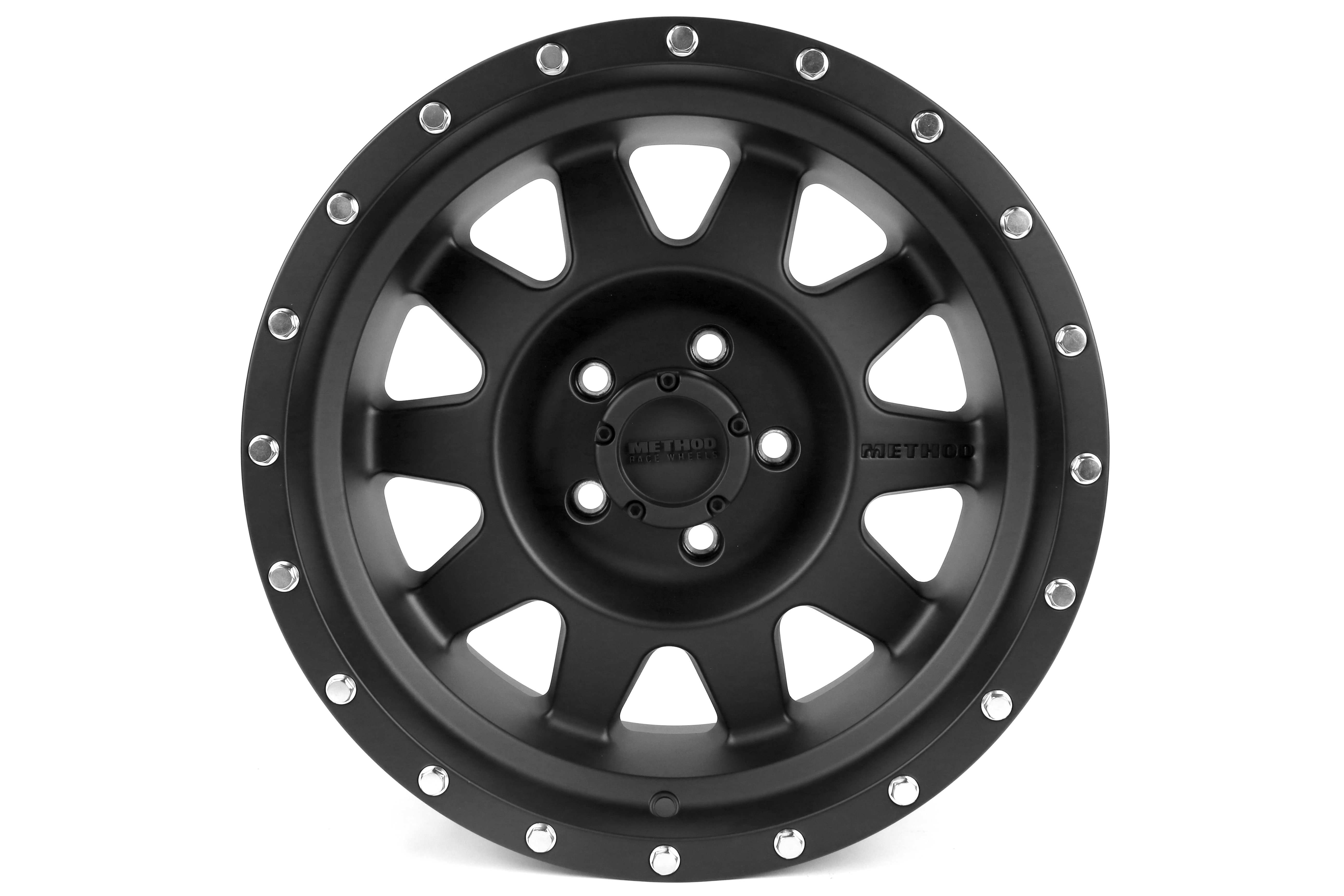 Method Race Wheels Standard Series Wheel 17x9 5x5 12mm Offset Matte Black - JT/JL/JK