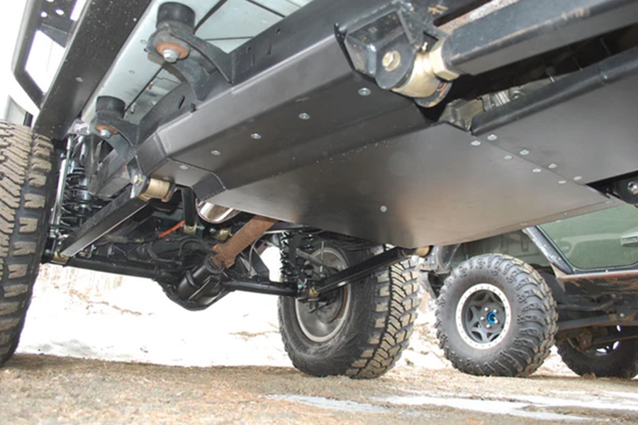 Clayton Off Road High Clearance Skid Plate - Bare - LJ