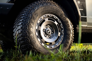 Ford Performance Parts Everglades 17x8.5 Wheel Kit - Carbonized Gray - Bronco 2021+