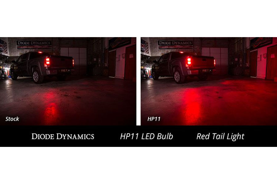 Diode Dynamics 1157 HP11 Tail Light LED Bulb - Red, Single