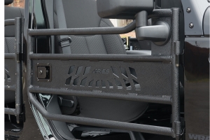 Aries Aluminum Front Tubular Door, Black - JK