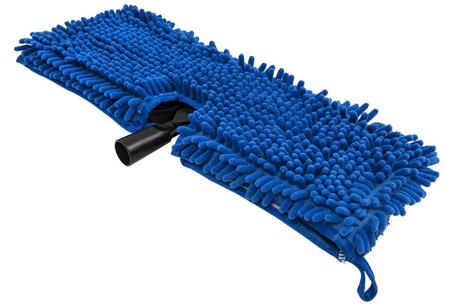 Chemical Guys Chenille Wash Mop w Plastic Head Attachment Blue, ACC501