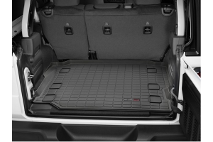 WeatherTech Cargo Liner w/ Bumper Protector - Black  - JL 4Dr w/o Subwoofer