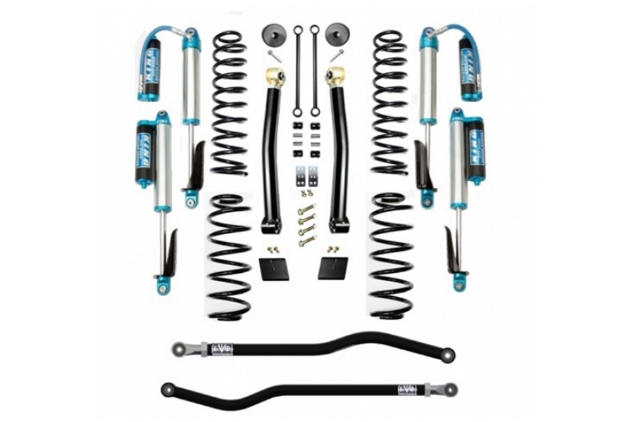 Evo Manufacturing 2.5in Enforcer Stage 2 PLUS Lift Kit w/ Comp Adjuster Shocks ( Part Number: 3011S2DPKA)