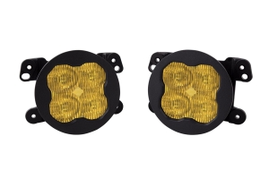Diode Dynamics SS3 Sport Type M Fog Light Kit, ABL Yellow - SAE Fog - JT/JL/JK