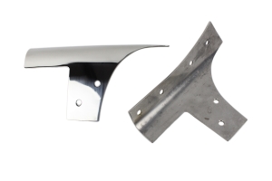 Kentrol Windshield Support Set - Polished Silver  - JK 