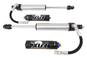 Fox 2.5 Factory Series Internal Bypass Shocks w/ External Reservoir Front Pair 2.5-4in Lift - JK