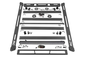 Rough Country Roof Rack System w/ Black-Series LED Lights - JL