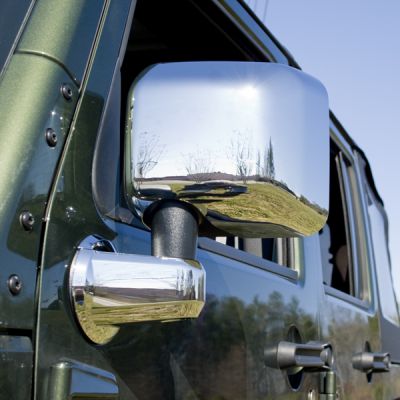 Rugged Ridge Chrome Mirror Cover Kit - JK